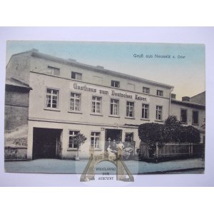 Nowa Sól, Neusalz, Gasthaus zum deutschen Kaiser, 1912