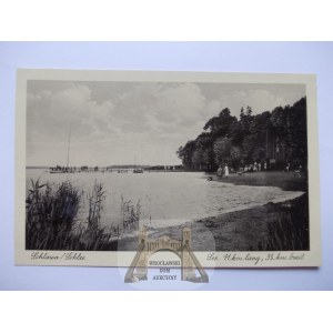Sława, Schlawa k. Wschowa, jezioro, 1934