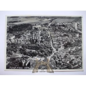 Kozuchow, Freystadt, aerial panorama, 1934