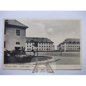 Krosno Odrzańskie, Crossen a. d. Oder, pěchotní kasárna, 1939