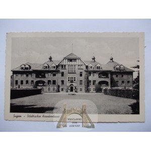 Żagań, Sagan, City Hospital, 1939