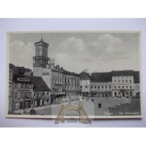 Żagań, Sagan, Marktplatz, 1931