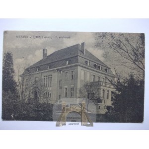 Międzyrzecz, Meseritz, siedziba władz powiatu, 1925