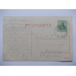 Gorzow, Landsberg, Pocztowa street, post office, 1911