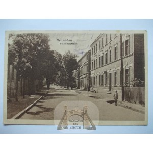 Swiebodzin, Schwiebus, street, Salkauerstrasse, ca. 1920