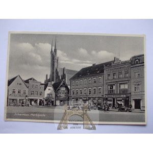 Świebodzin, Schwiebus, Rynek, 1937
