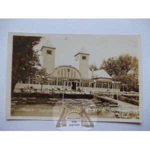 Poznan, Posen, Sołacz, restaurant, circa 1940.