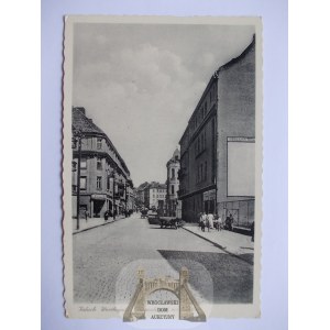 Kalisz, okupácia, ulica Hindenburg, asi 1942