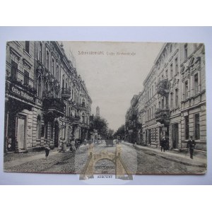 Piła, Schneidemuhl, ulice Kościelna, cca 1920