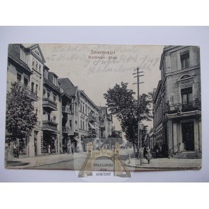 Piła, Schneidemuhl, Bydgoska Straße, 1917