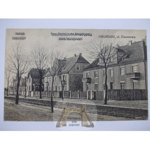 Oborniki Wielkopolskie, ulica Dworcowa, okolo roku 1914