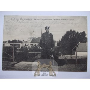 Skalmierzyce, Border, Russian customs officer, 1913