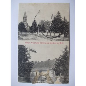 Wieczyn k. Pleszew, kościół, komisja osiedleńcza, ok. 1910