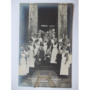 Pniewy, Reserve Lazaret, staff, ca. 1916