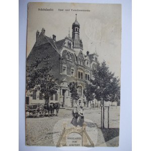 Trzcianka, Schonlanke, Savings Society, ca. 1914