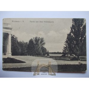 Wolsztyn, Wollstein, park przy pałacu, ok. 1910