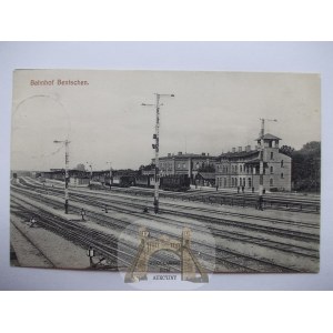 Zbąszyń, Bentschen, railway station, 1908