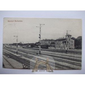 Zbąszyń, Bentschen, dworzec, 1908
