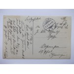 Toruň, Thorn, Podgórze, voják, soukromý list z ateliéru, koláž, 1916