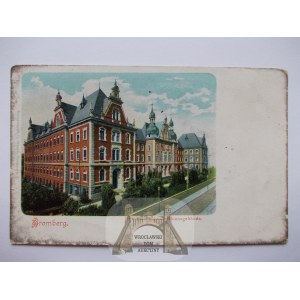 Bydgoszcz, Bromberg, Riaditeľstvo železnice, cca 1902
