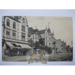 Grudziadz, Graudenz, Lipowa Straße, Café Dietz, 1910