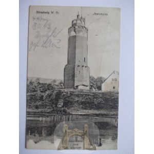 Brodnica, Strassburg, tower, 1915