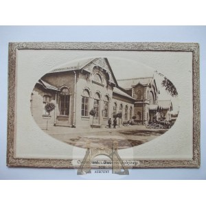 Ciechocinek, železničná stanica, asi 1908