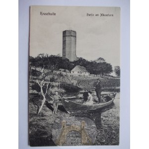 Kruszwica, Kruschwitz, Myší věž, cca 1910
