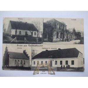 Niewieścin bei Świecie, Gasthaus, Palast, Schule, 1918