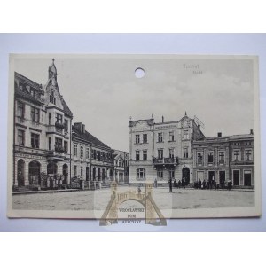 Tuchola, Tuchel, Marktplatz, 1916