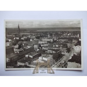 Szczecin, Stettin, Dabie, panorama, 1939