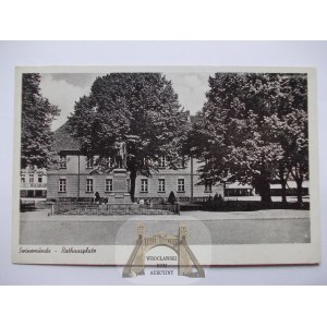 Swinoujscie, Swinemunde, Radničné námestie, asi 1935