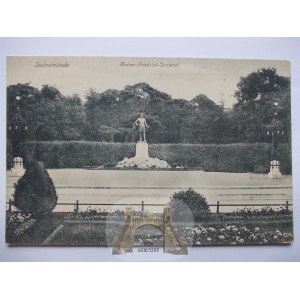 Świnoujście, Swinemunde, Pomnik cesarza, ok. 1910
