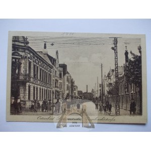 Świnoujście, Swinemunde, ulica, Eggebrechtstrasse, ok. 1920