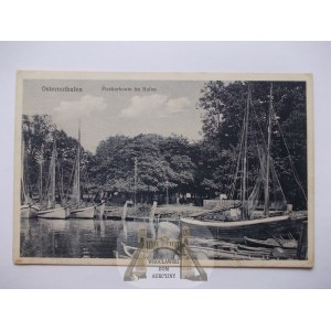 Świnoujście, Swinemunde, Chorzelin, port rybacki, ok. 1910