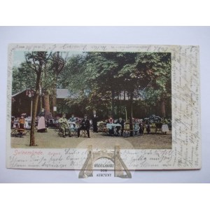 Świnoujście, Swinemunde, Park Kuracyjny, ogórdek restauracyjny, 1903
