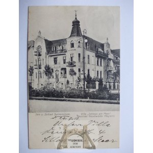 Świnoujście, Swinemunde, willa Schloss am Meer, 1910