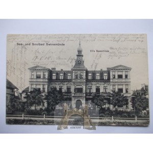 Swinoujscie, Swinemunde, villa, seeschloss, 1908