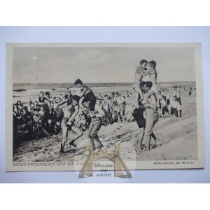 Unieście, Hniezdo, súťaž na pláži, 1927