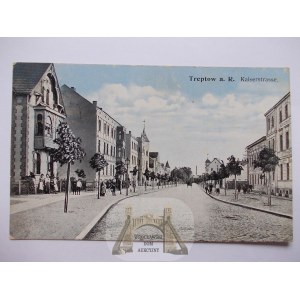 Trzebiatow, Treptow, Cesarska ulice, 1913