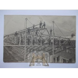 Stargard, Lake Miedwie, construction, 1914