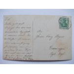 Dobrá pri Polícii, lekáreň, súkromný list, 1911