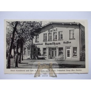 Mrzeżyno, Deep, Hotel i Cukiernia, 1940