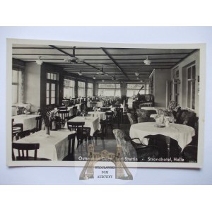 Mrzeżyno, Tief, Hotel, Restaurant, ca. 1935