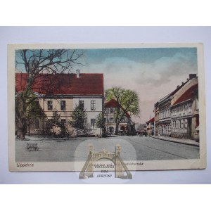 Lipiany, Lippehne near Pyrzyce, market, street, 1934