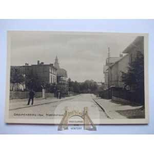 Gryfice, Greifenberg, street, Friedrichstrasse, ca. 1920