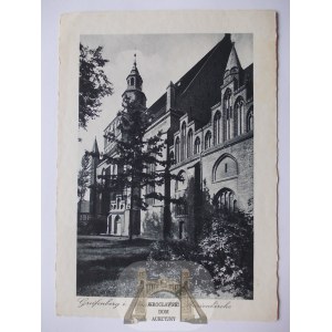 Gryfice, Greifenberg, kostel, asi 1940