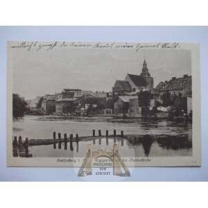 Gryfice, Greifenberg, panorama, 1918