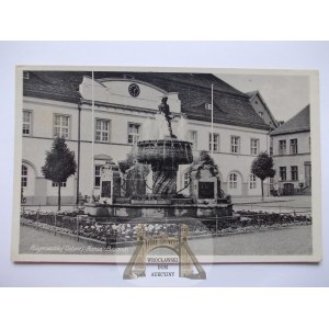 Darlowo, Rugenwalde, Fountain, circa 1940.