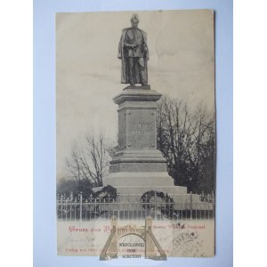 Drawsko, Dramburg, pomnik cesarza, 1900